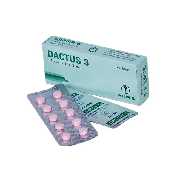 Tablet  Dactus 3mg (30 Pcs)